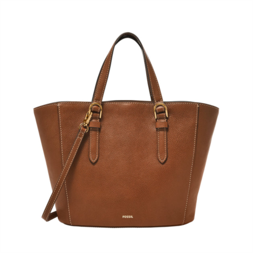 Fossil womens tessa litehide leather carryall