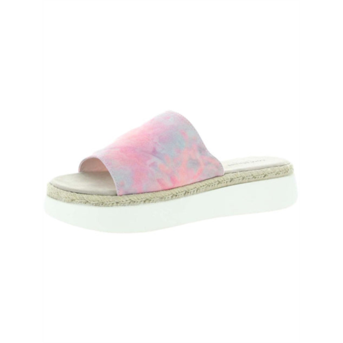 Cool Planet by Steve Madden juniperr womens heel tie-dye slide sandals