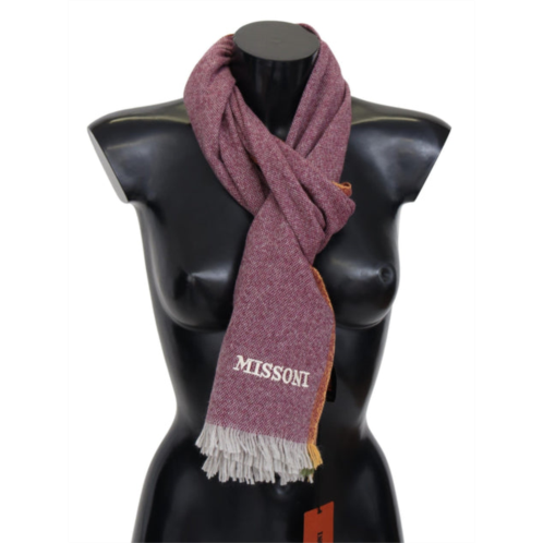 Missoni 100% cashmere unisex wrap mens scarf