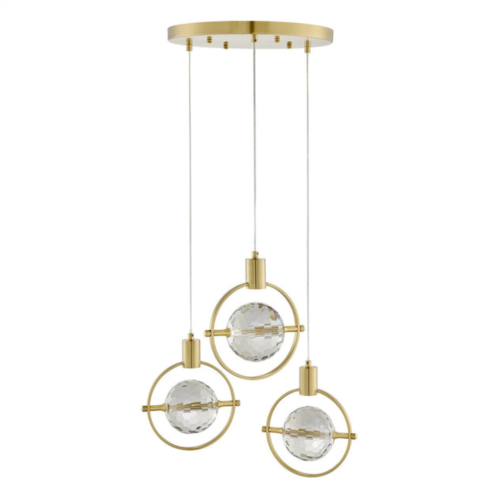 Finesse Decor hollywood circle 3 light pendant