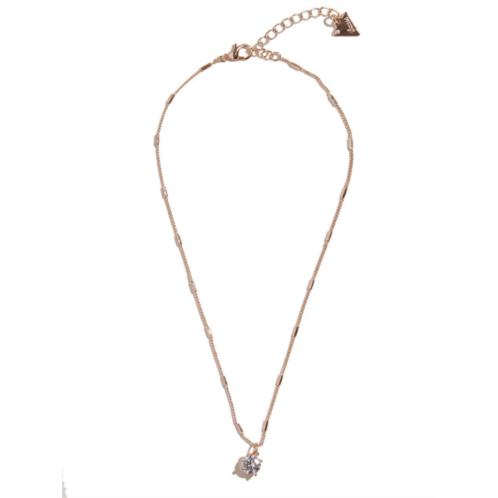 Guess Factory cubic zirconia pendant necklace