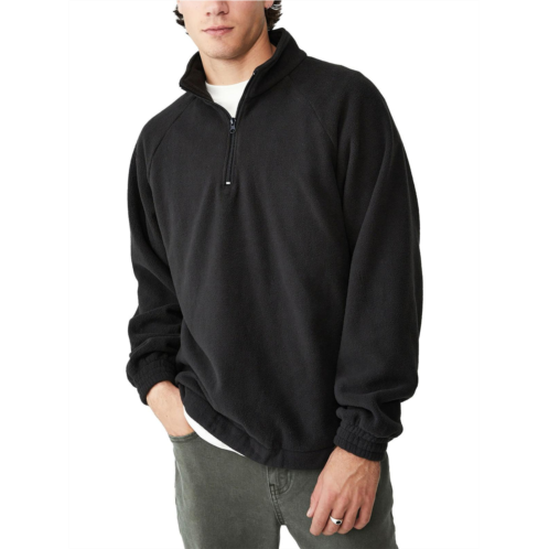 Cotton On mens fleece 1/4 zip sweatshirt