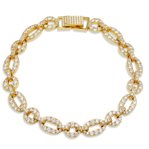 Savvy Cie Jewels 14k gold plated cz bracelet