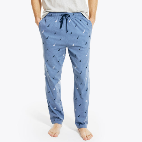 Nautica mens logo print knit sleep pant