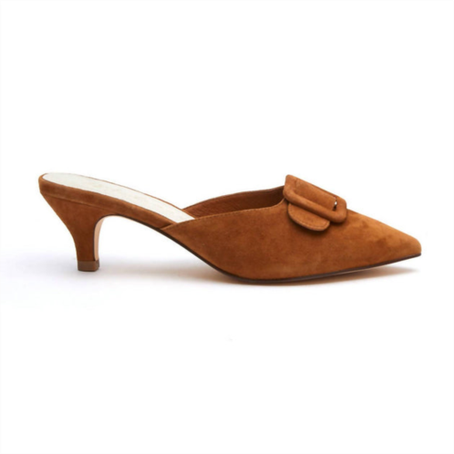 Matisse layover heeled mule in saddle