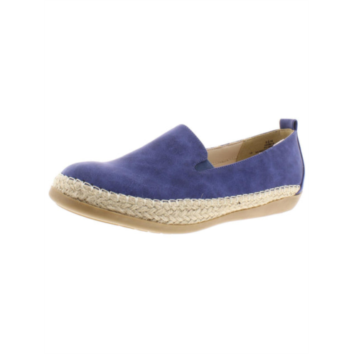 Beacon terri womens faux leather slip on espadrilles