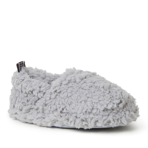 Dearfoams kids skye pile closed back slipper