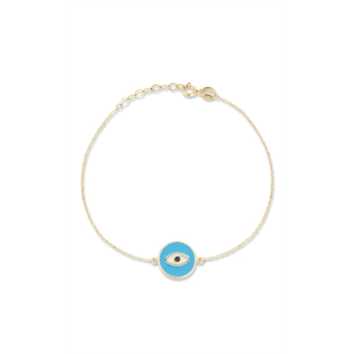 Ember Fine Jewelry 14k gold evil eye bracelet