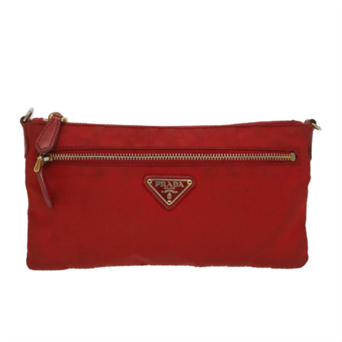 Prada synthetic clutch bag (pre-owned)