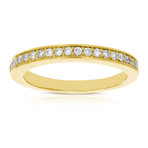 Vir Jewels 1/5 cttw diamond wedding band in 10k yellow gold