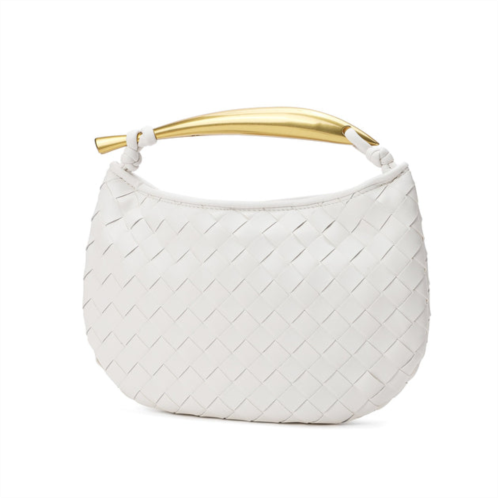 Tiffany & Fred Paris tiffany & fred woven leather top-handle bag/clutch