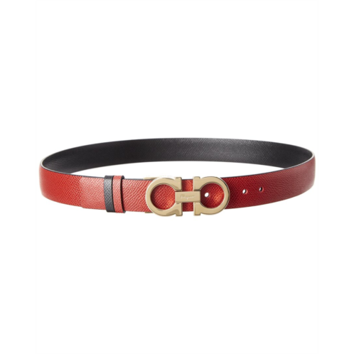 Salvatore Ferragamo gancini reversible & adjustable leather belt
