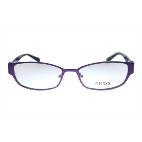 Guess gu 2412 pur 52mm womens rectangle eyeglasses 52mm