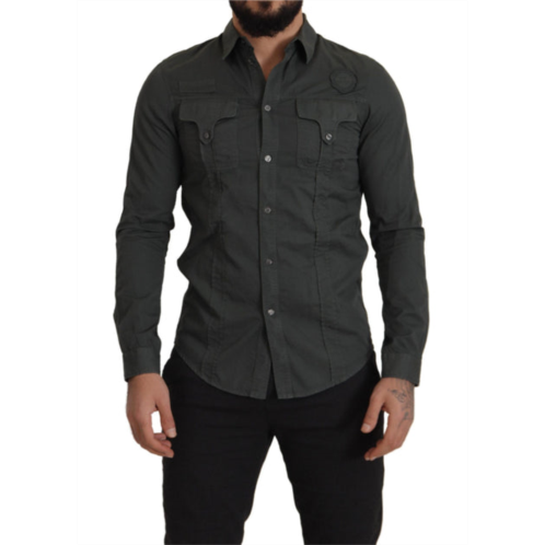 GF Ferre cotton men casual button down mens shirt