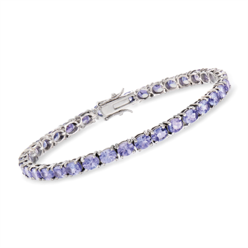 Ross-Simons tanzanite tennis bracelet in sterling silver