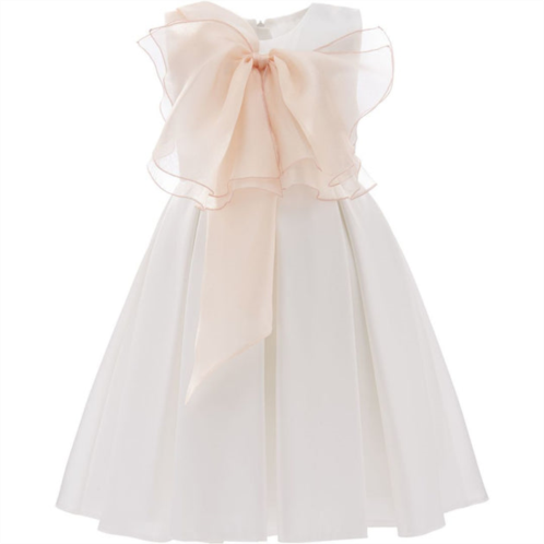 Tulleen cream shasta tulle bow dress