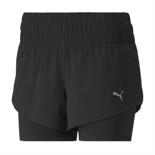 Puma womens last lap 2-in-1 shorts