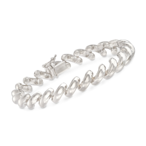 Ross-Simons italian sterling silver san marco link bracelet