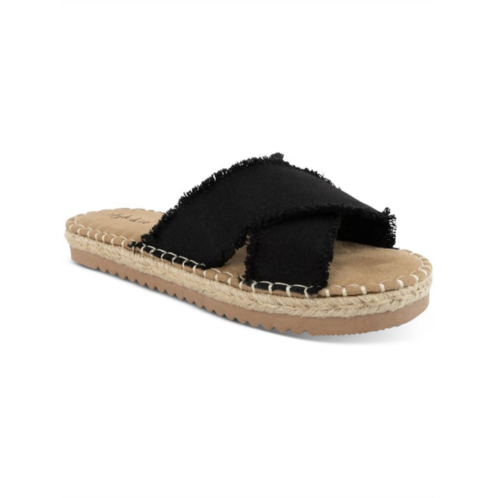 Style & Co. womens raw hem textured espadrilles