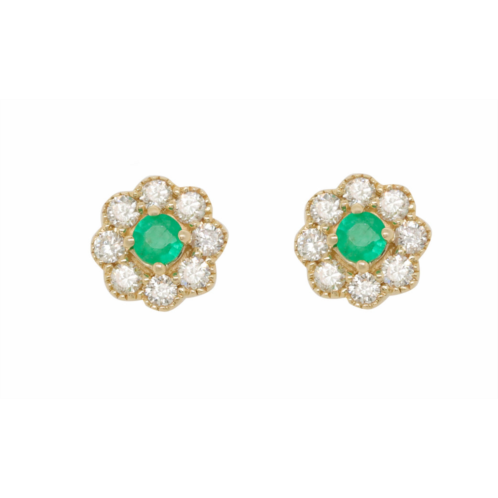 Diana M. diamond earrings