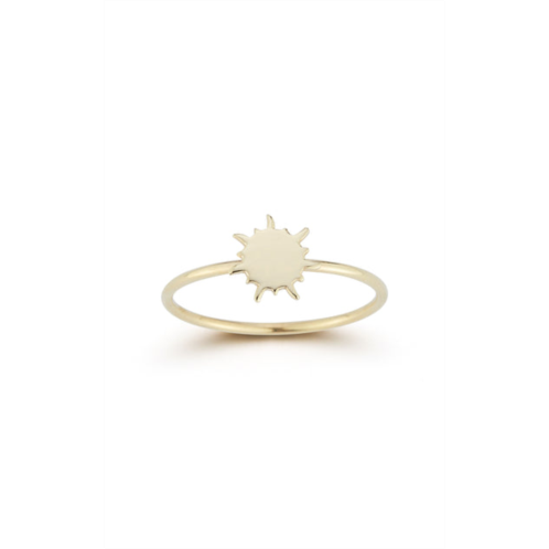 Ember Fine Jewelry 14k gold sun ring