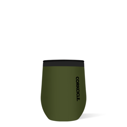 CORKCICLE 12oz matte olive classic plus stemless