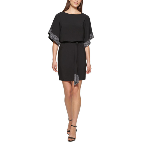 Jessica Howard petites womens blouson mini cocktail and party dress