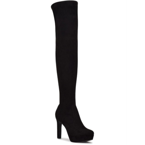 Nine West gotcha womens suede platforms knee-high boots