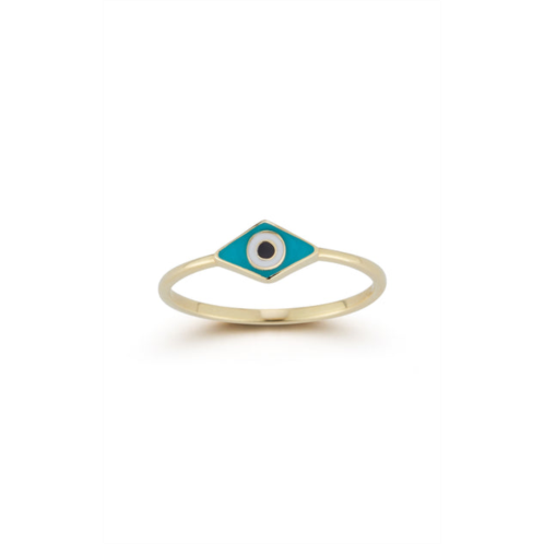 Ember Fine Jewelry 14k gold evil eye ring