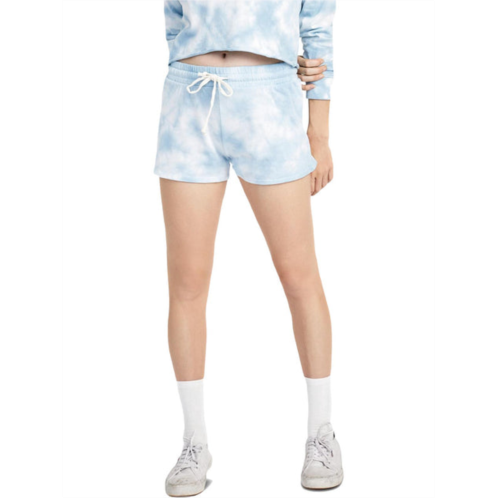 Alternative womens tie dye cozy shorts