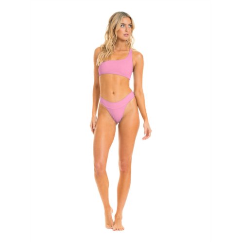 JMP The Label london banded cheeky bikini bottom - blushing pink