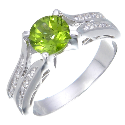 Vir Jewels sterling silver peridot ring