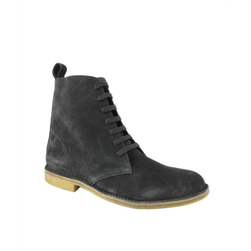 Bottega Veneta mens suede side zipper lace up boot