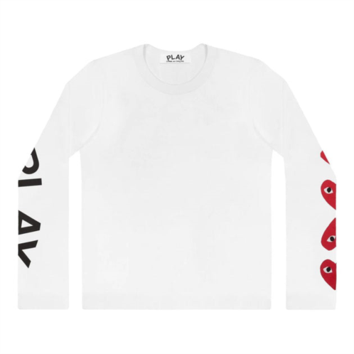 Comme Des Garcon white long sleeve t-shirt