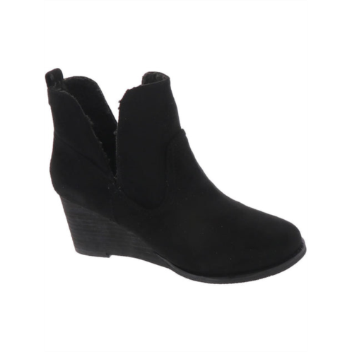 Very G ember womens faux suede heels ankle boots