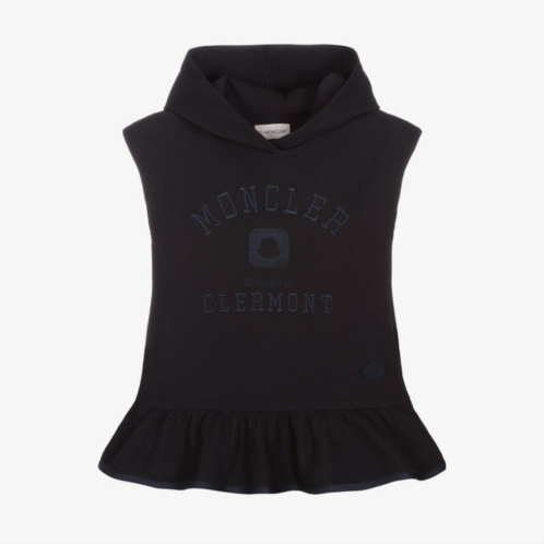 Moncler navy hooded dress