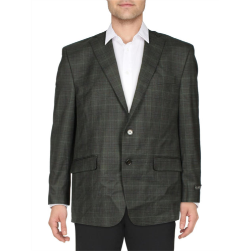 POLO RALPH LAUREN lexington mens plaid classic fit two-button blazer