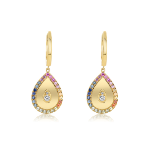 Diana M. diamond earrings