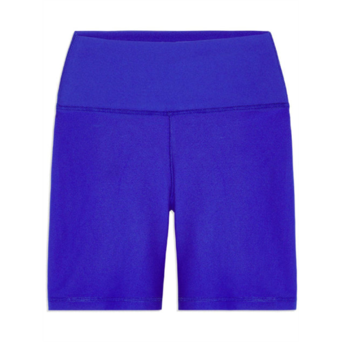 We Wore What womens high waist fitness bike short