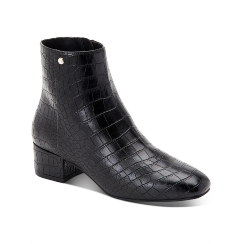 Charter Club heatherr womens zipper square toe booties