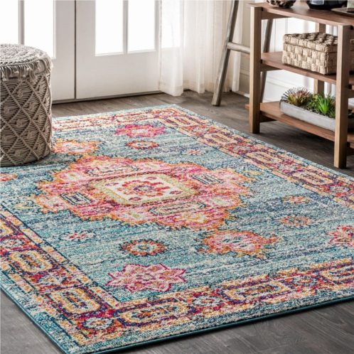 JONATHAN Y bohemian flair boho vintage medallion area rug