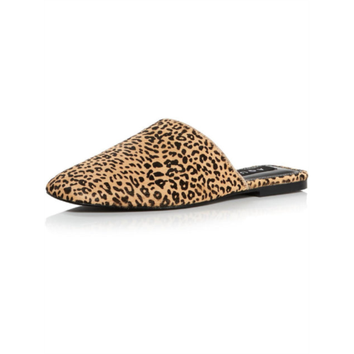 Aqua bae womens cow hair slip-on mules