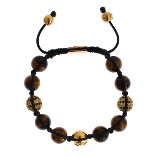 Nialaya cz tigers eye 925 womens bracelet