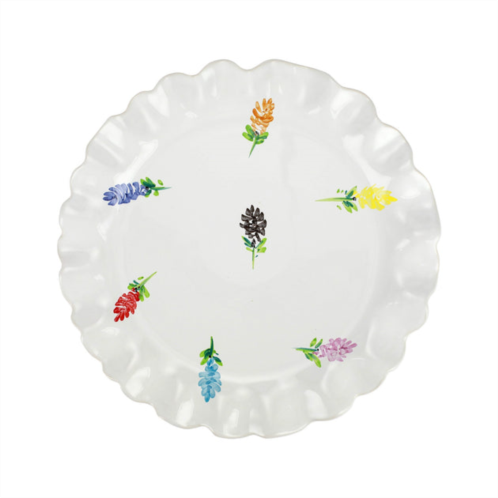 VIETRI primrose floral service plate/charger