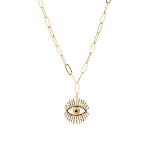 Eye Candy LA bright eye necklace