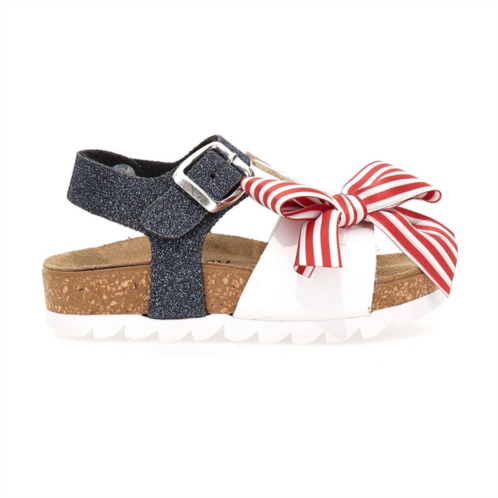 Monnalisa white minnie mouse sandal