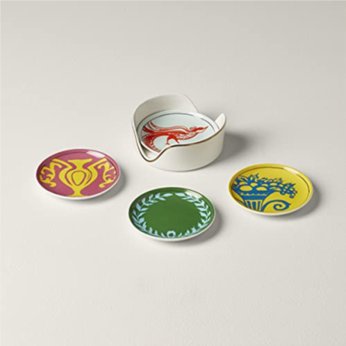 Lenox lx remix coaster & caddy set 1.43 white