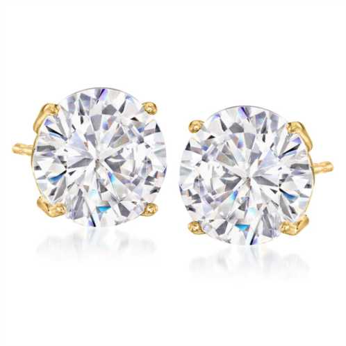 Ross-Simons cz stud earrings in 14kt yellow gold