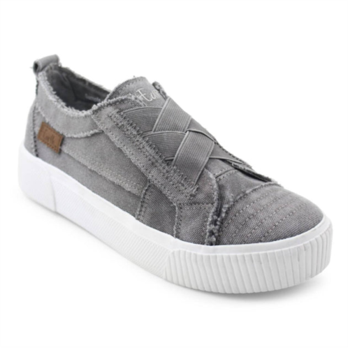 BLOWFISH womens create slip-on sneakers in steel gray