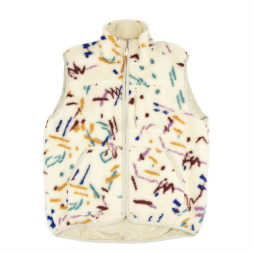 John Elliott white memphis jacquard multicolor vest